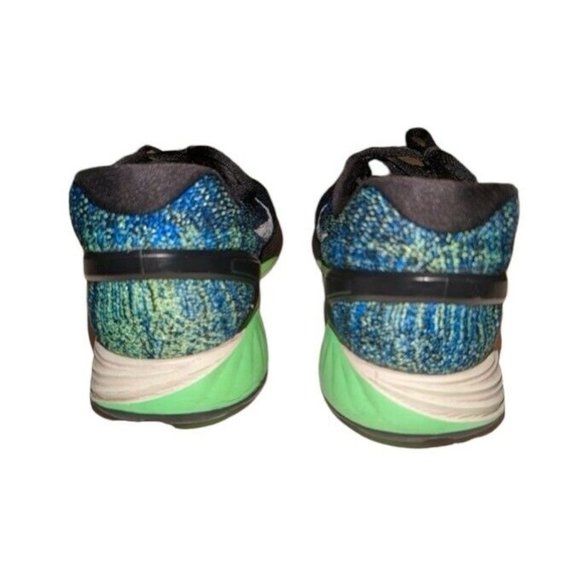 Nike Mens Lunarglide 7 747355-005 Black Blue Running Shoes Lace Up Size 11 - Picture 3 of 7